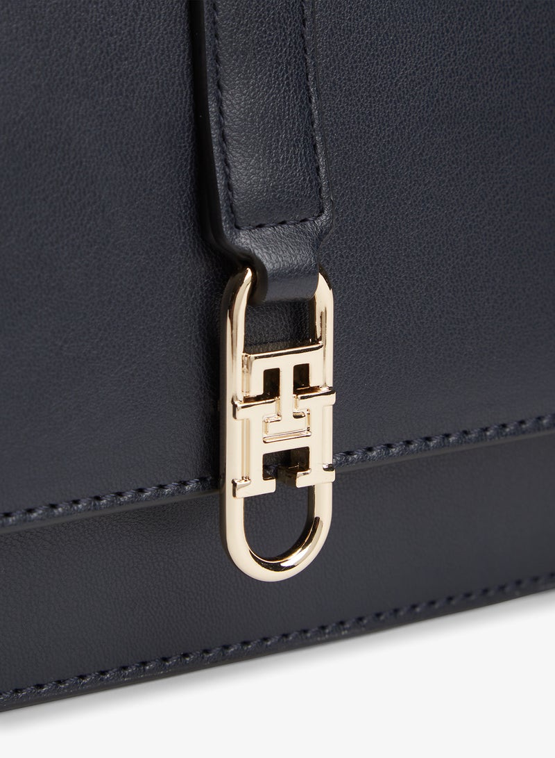 TOMMY HILFIGER TH Monogram Flap Crossbody Bag - Image 4